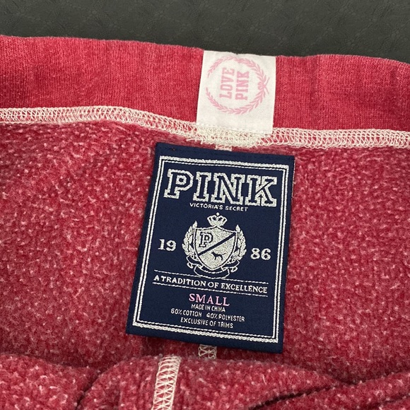 💓PINK Victoria’s Secret jogger pants pj SM size - Picture 4 of 8